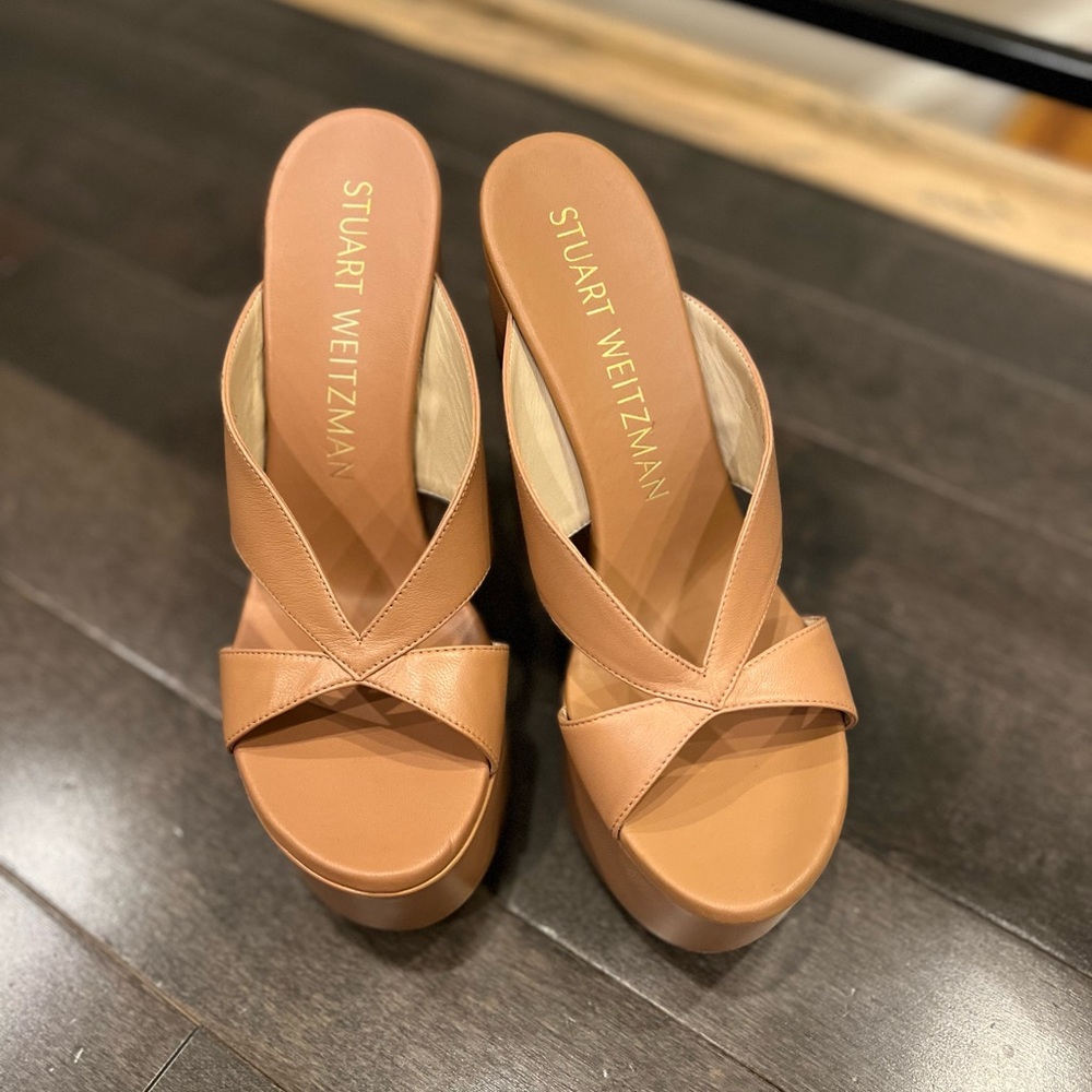 Stuart weitzman sandals wedges
